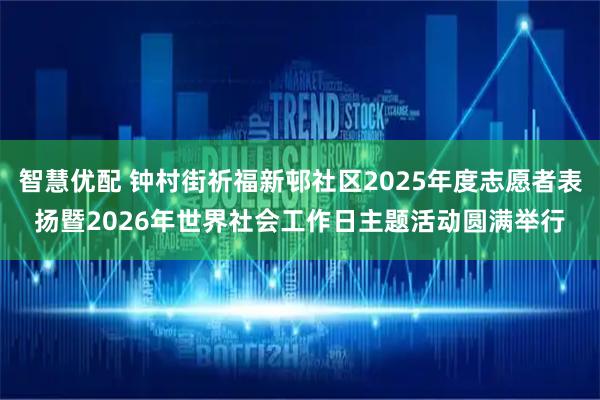 智慧优配 钟村街祈福新邨社区2025年度志愿者表扬暨2026年世界社会工作日主题活动圆满举行