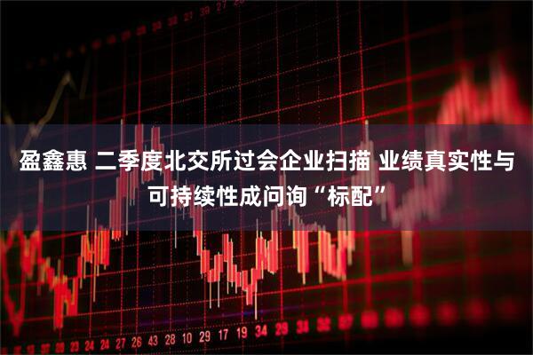 盈鑫惠 二季度北交所过会企业扫描 业绩真实性与可持续性成问询“标配”